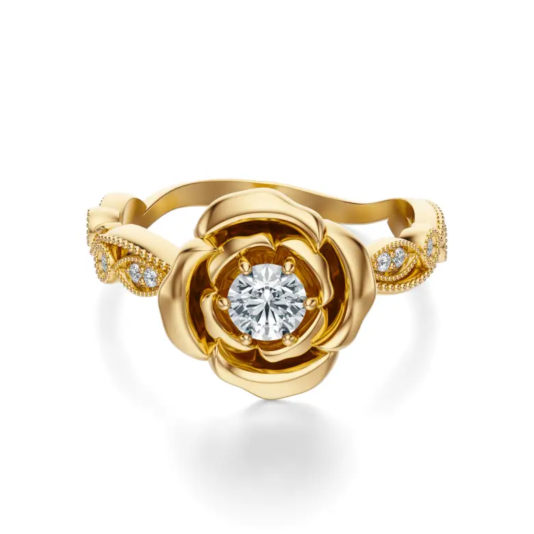 Pierścionek zaręczynowy z diamentami AJPZ_145